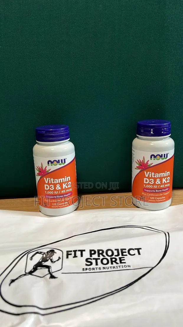 Now Vitamin D3 + K2 100capsules · Photo 1