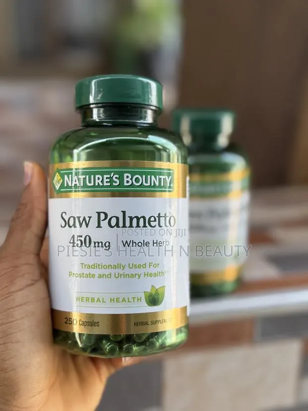 Natures Bounty Saw Palmetto 450mg, 250 Capsules · Photo 1