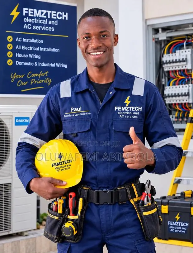 FEMZTECH Electrical AC Services – Wiring AC Installation · Photo 1