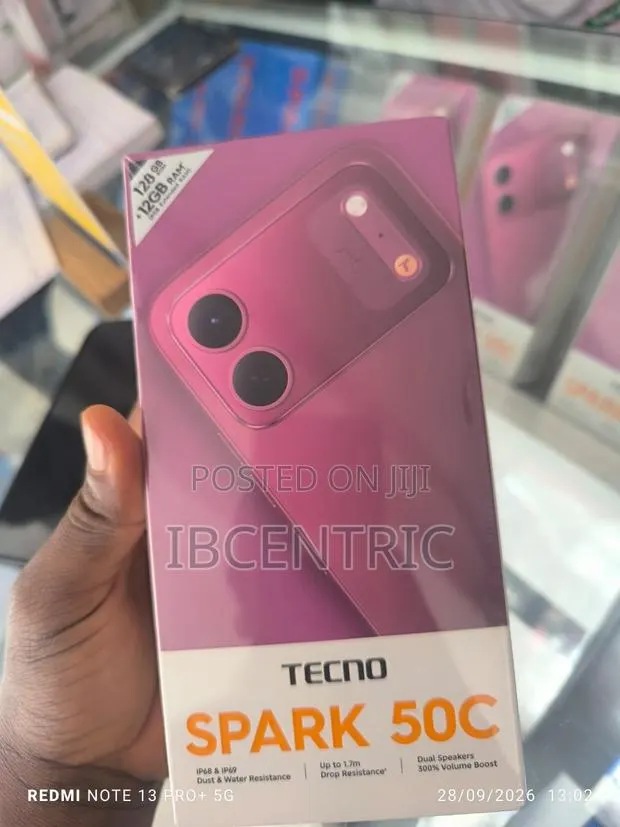 New Tecno Spark 50 5G 128 GB Pink · Photo 1