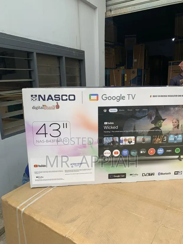 Get Affordable Nasco 43” FHD Satellite Television(Black) · Photo 1