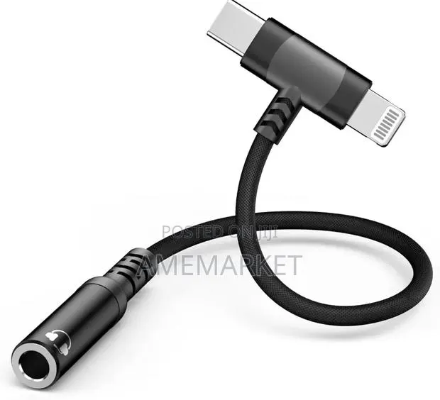 2-in-1 Lightning USB Type-C to 3.5mm Headphone Adapter · Photo 1