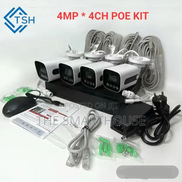 TSH 4ch*4mp Ip Poe Kit With Cables · Photo 1