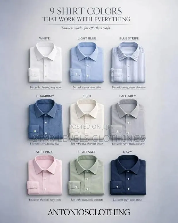 Plain Long Sleeves Shirts Available in All Colors and Sizes · Photo 1