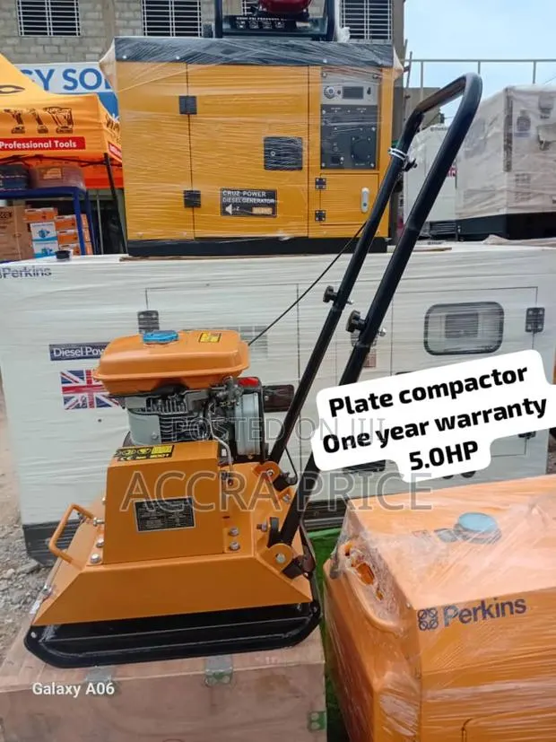 Herculean 5.0hp Ecoolmax Gasoline Plate Compactor 20m/Min · Photo 1