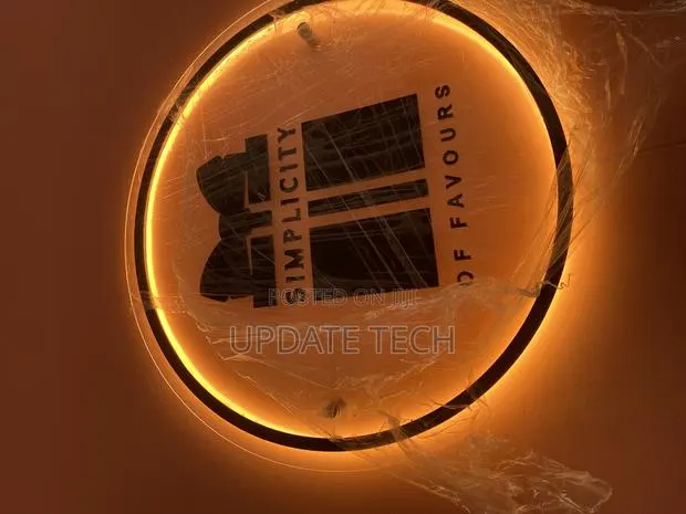 Back Lit Sign Indoors · Photo 1