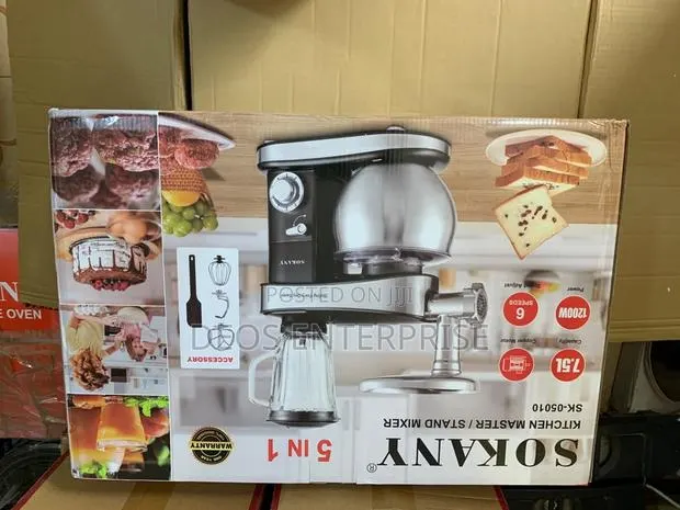 Sokany 5 in 1 Powerful Mixer, Blender Grinder Set · Photo 1