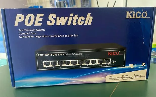 Kico Poe Switch 8fe Poe + 2ge Uplink · Photo 1