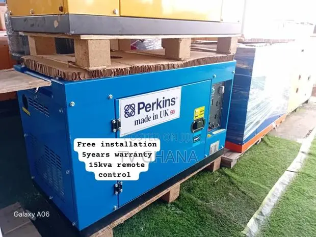 Perkins 15kva Industrial Diesel Generator – Remote Controlled · Photo 1