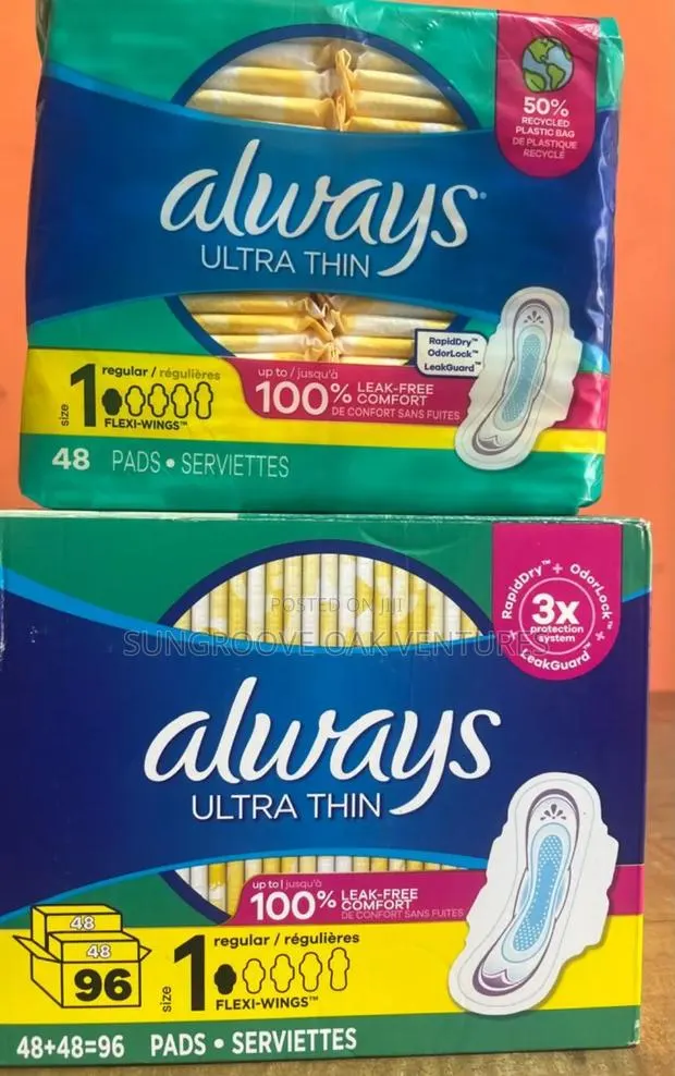 Always Ultra Thin Sanitary Pads 96cts · Photo 1
