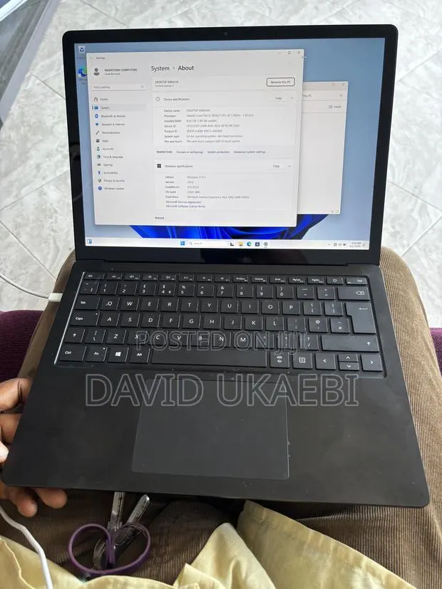 Laptop Microsoft Surface Laptop 3 8GB Intel Core i5 SSD 256GB · Photo 1