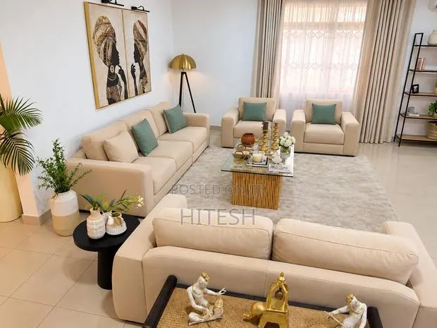 40% OFF Now Premium Cream 3-Piece Sofa Set · Photo 1