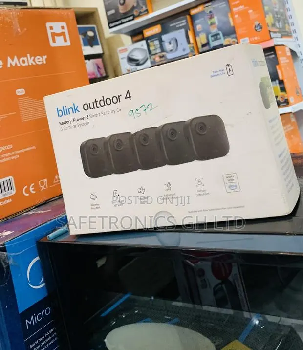 Neatly Sealed Blink Outdoor 4 Battery-Powered Wireless Security Camera · Photo 1