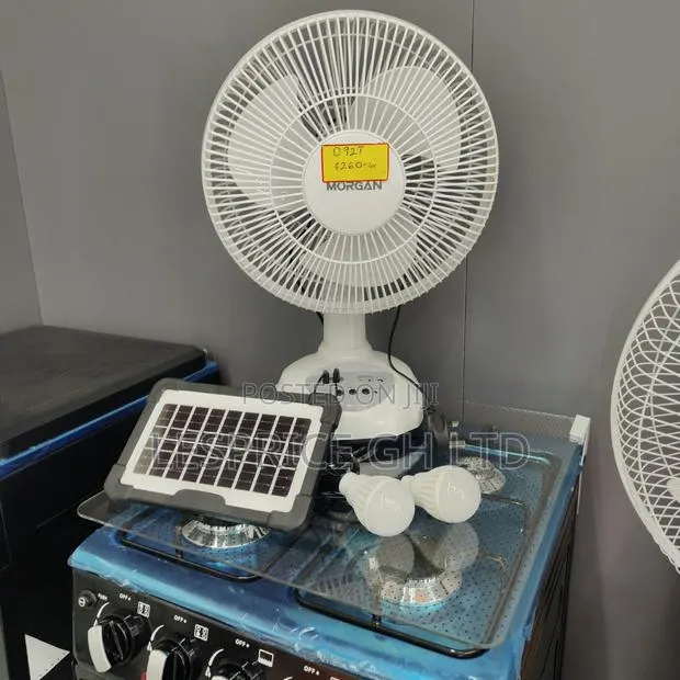 Great Performance Yet Affordable Rechargeable Solar Fan With USB/Bullb · Photo 1