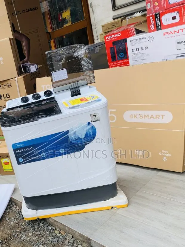 Lastest Good Midea 7.0kg Semi Auto Washing Machine MF100W70/W-GH · Photo 1