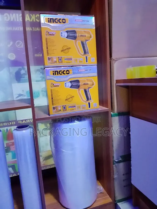 Ingco Heat Gun For Packaging With Our Shrink Wrap · Photo 1