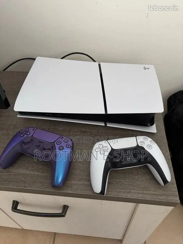 Used Ps5 Slim Bundle – Clean Console + 1 Controller + Games · Photo 1