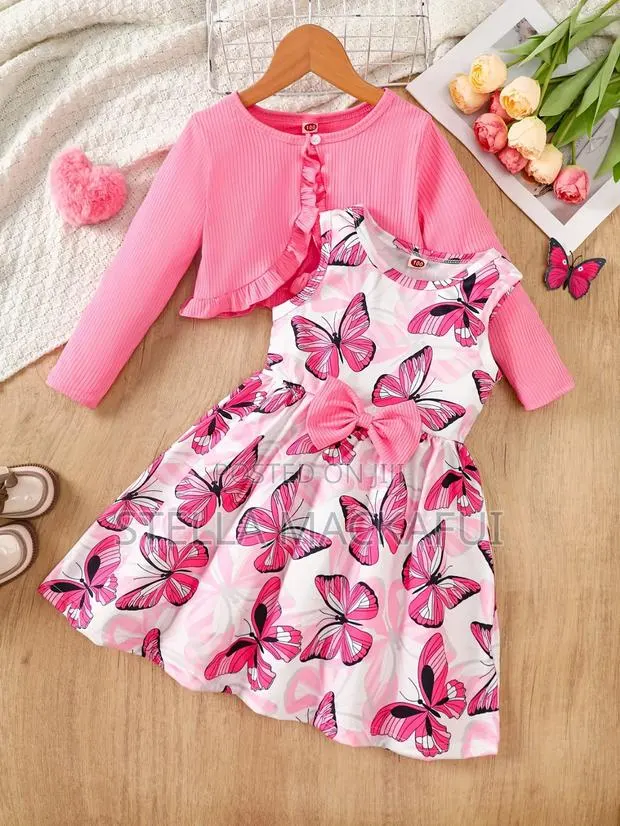 Cute Dress With Coat for 1-5yrs Only · Photo 3