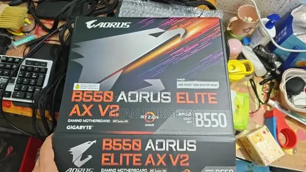 Gigabytes Aorus B550 Avx2 WIFI · Photo 1
