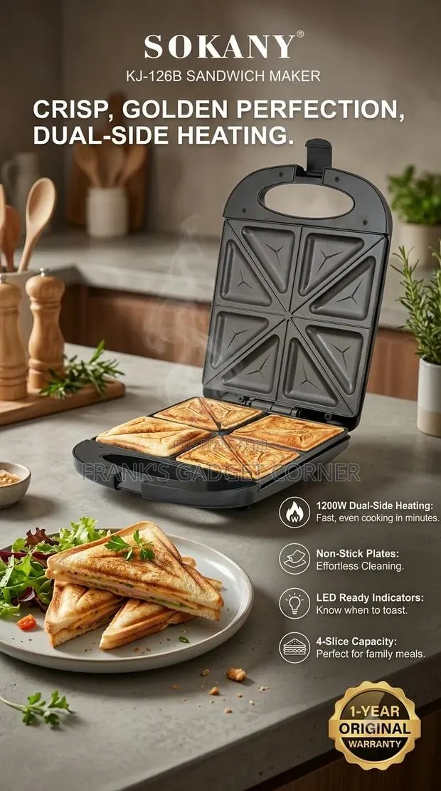 SOKANY Sandwich Maker · Photo 1