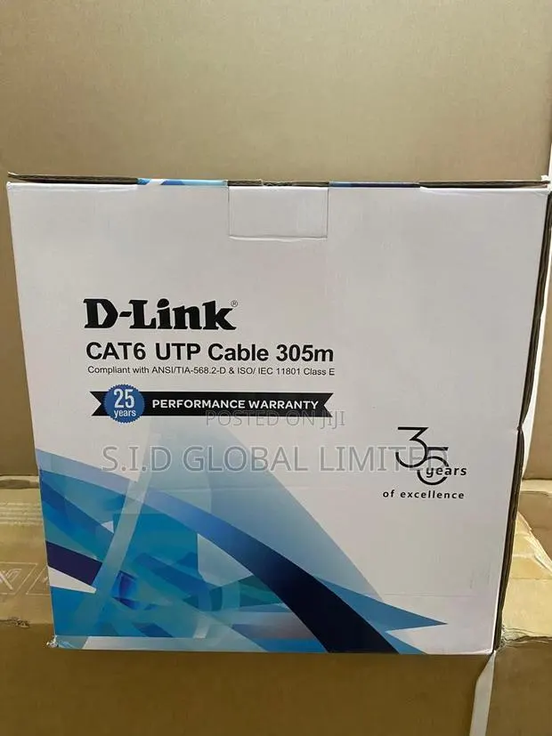 Original D-Link CAT6 Network Cable 305m -25years WARRANTY · Photo 1