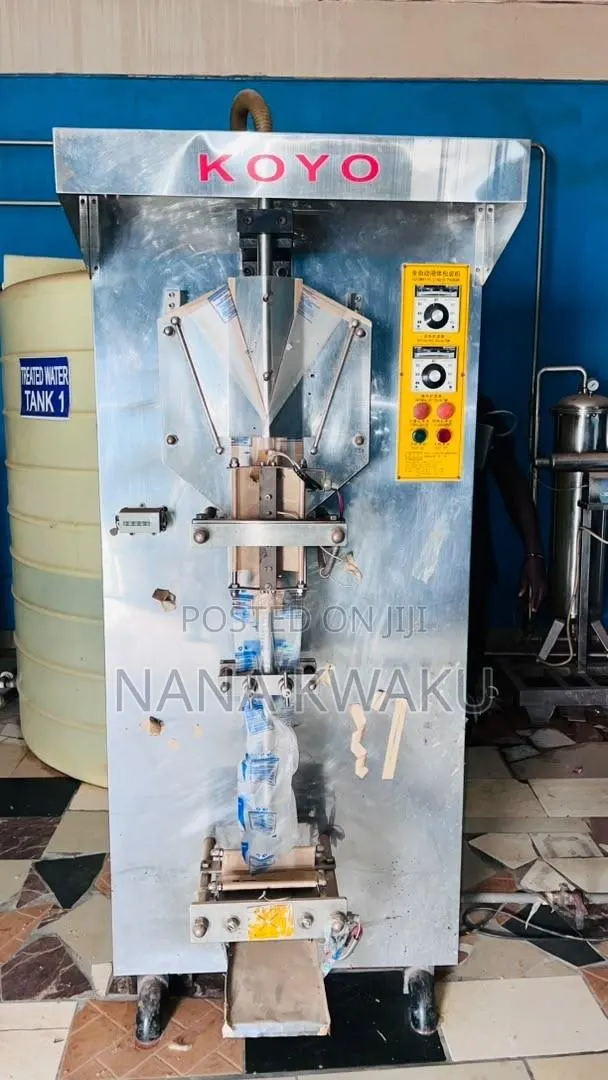 Pure Water Sachet Machine Comes With Tanks and Water Treatment Machine · Photo 1