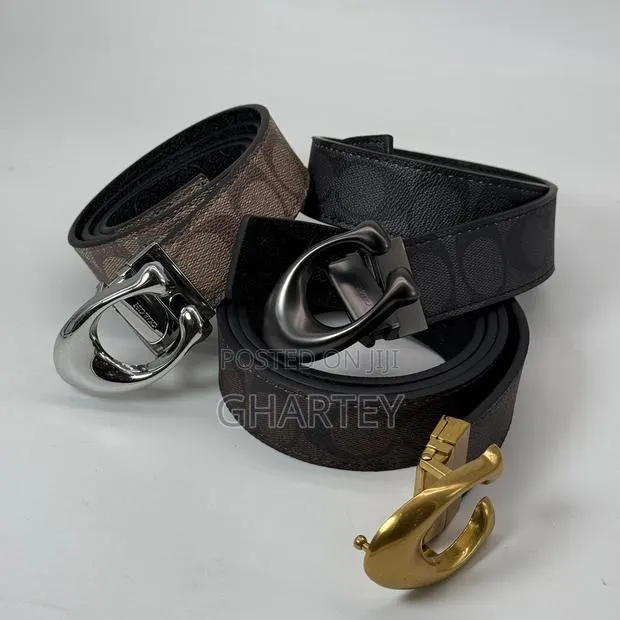 Luxury Simple Men’S Fashion Reversible Leather Belt · Photo 1