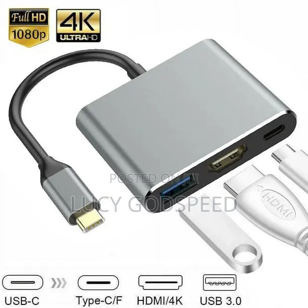 Type -C to HDMI 3 in 1 Adapter · Photo 1