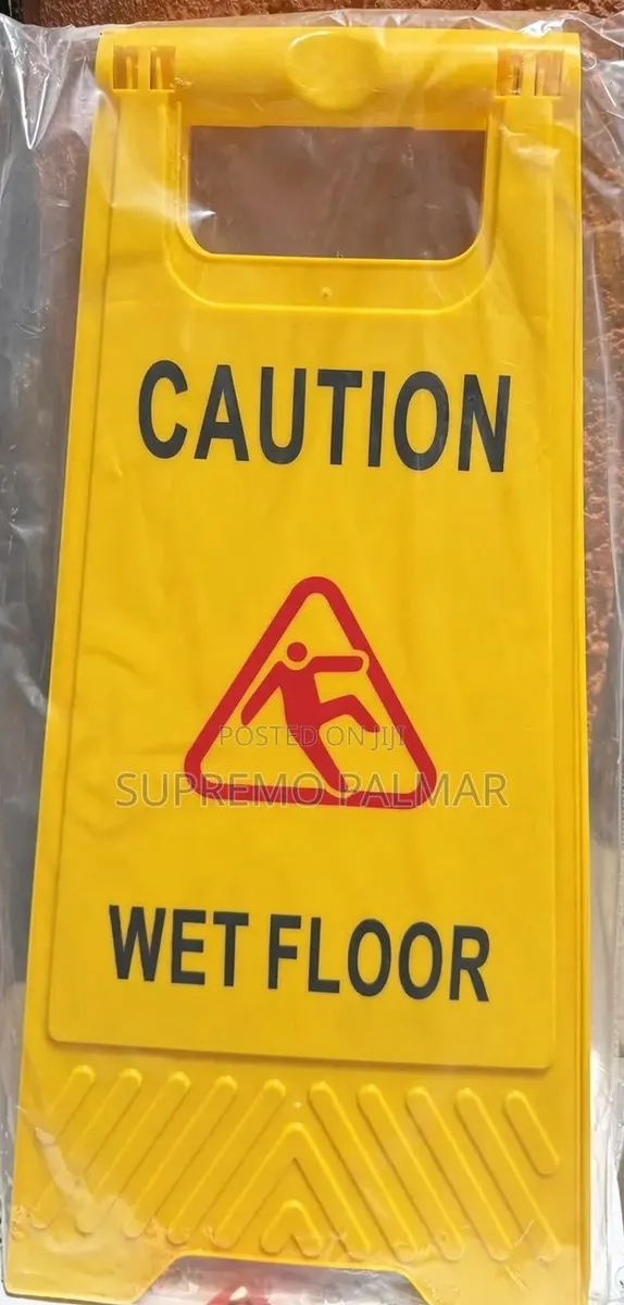 Wet Floor Warning Sign – Cleaning in Progress Safety Caution · Photo 1