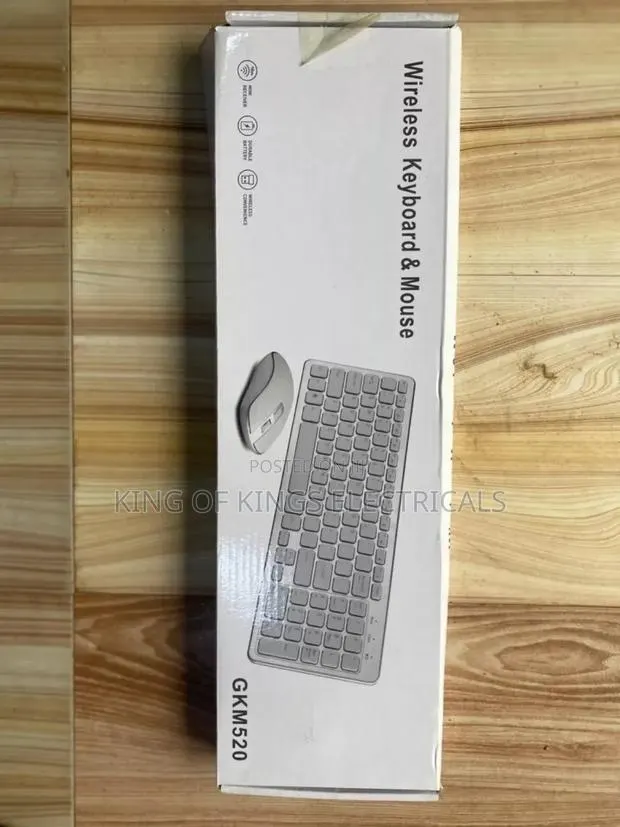 Wireless Keyboard Mouse Combo – Slim Portable · Photo 1