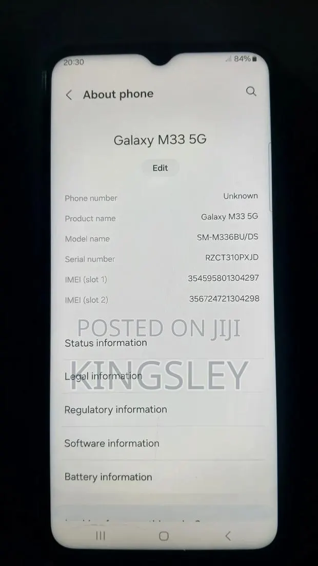 Samsung Galaxy M33 128 GB Green · Photo 1
