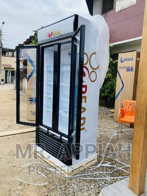 Affordable Pearl 500LDouble Door Display Fridge(PVC 622-2b) · Photo 1