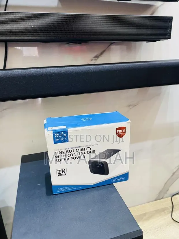 Sealed in Box Eufy Solar Wireless Outdoor Security Camera. · Photo 1