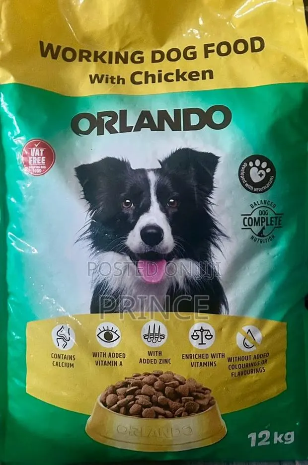 Orlando Dog Food 12kg & 3kg - UK Direct - Chicken & Beef - Kasoa · Photo 1
