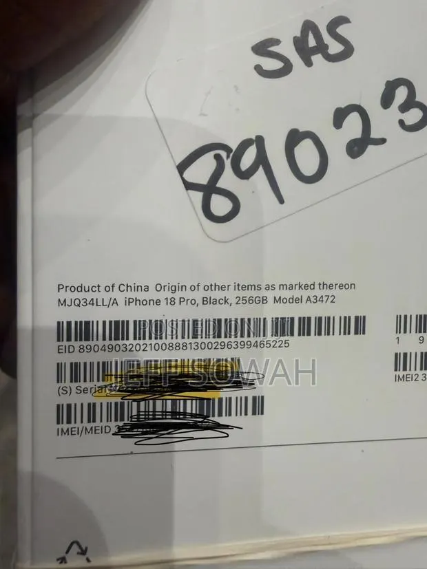New Apple iPhone 18 Pro 256 GB Black · Photo 1