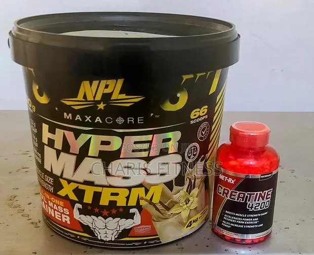 Hyper Mass Gainer XTRM + Metrx Creatine 4200 · Photo 1
