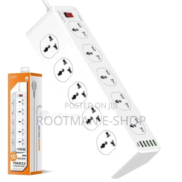 Ldnio Sc10610 Fast Charging Power Strip With 10 Outlets · Photo 1