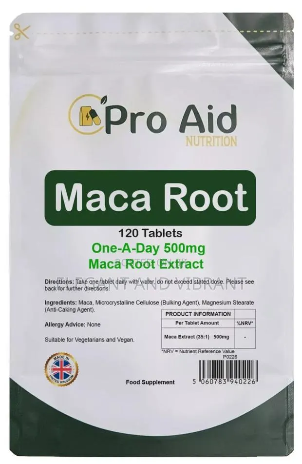 Maca Root 500mg High Strength Herbal Extract - 120 Tablets · Photo 1