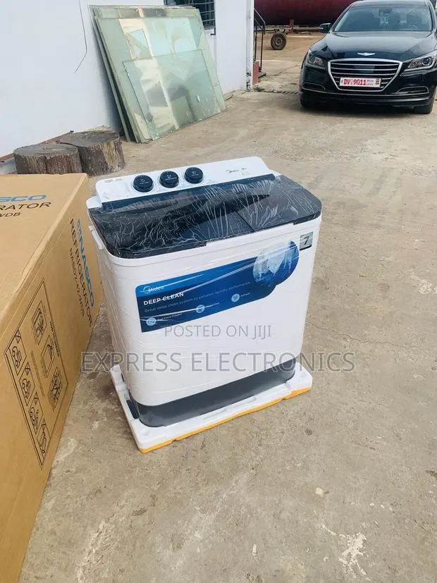 7kg Topload Twintub Semi Automatic Midea White · Photo 1