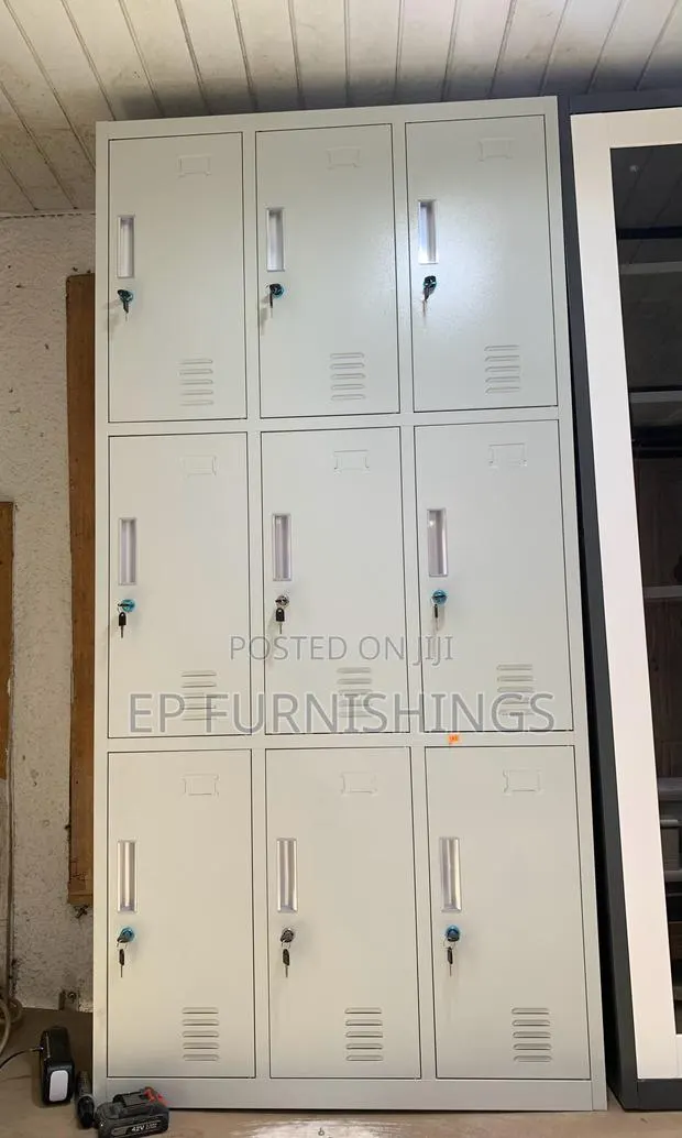 9 Compartment Steel Locker · Photo 1