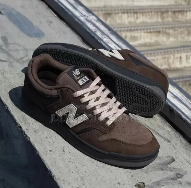 New Balance NB 480 Coffee Brown and Cream · Photo 1