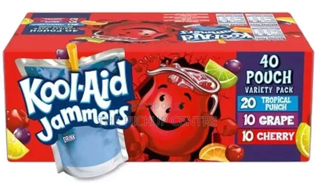 Kool~Aid Jammers Tropical Pounch Variety Pack of 40 177ml · Photo 1