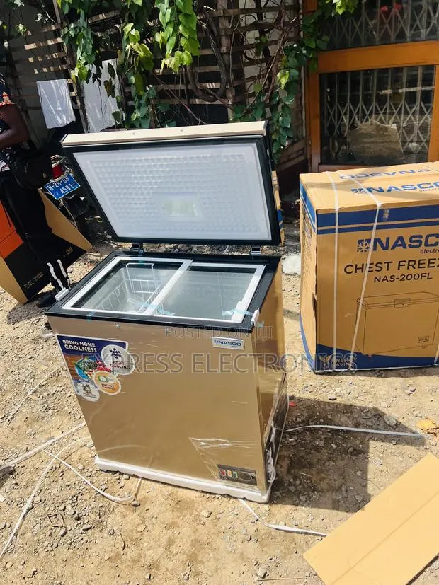 Chest Freezer Gold Single Door Nas-200fl 142l Nasco · Photo 1