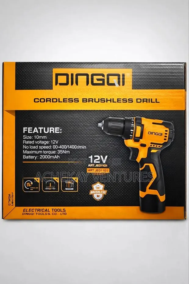 Dingqi Cordless Brushless Drill 12v · Photo 1
