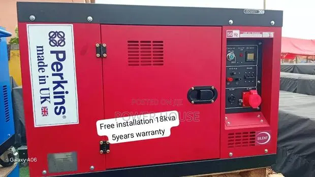 Brand New Perkins 18kVA Diesel Generator – Reliable Backup 18kva · Photo 1