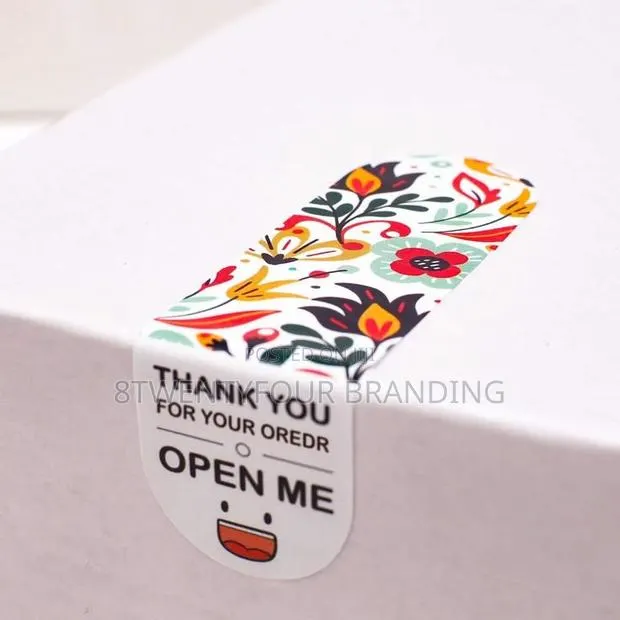 Thank You Package Labels and Stickers (MOQ: 150pcs) · Photo 1