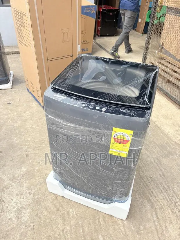 Sealed in Box Nasco NasTL-B120fl 12kg Top Load Washing Machine · Photo 1