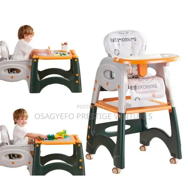 Bebemorning 2-in-1 Convertible Baby High Chair Activity Table · Photo 1
