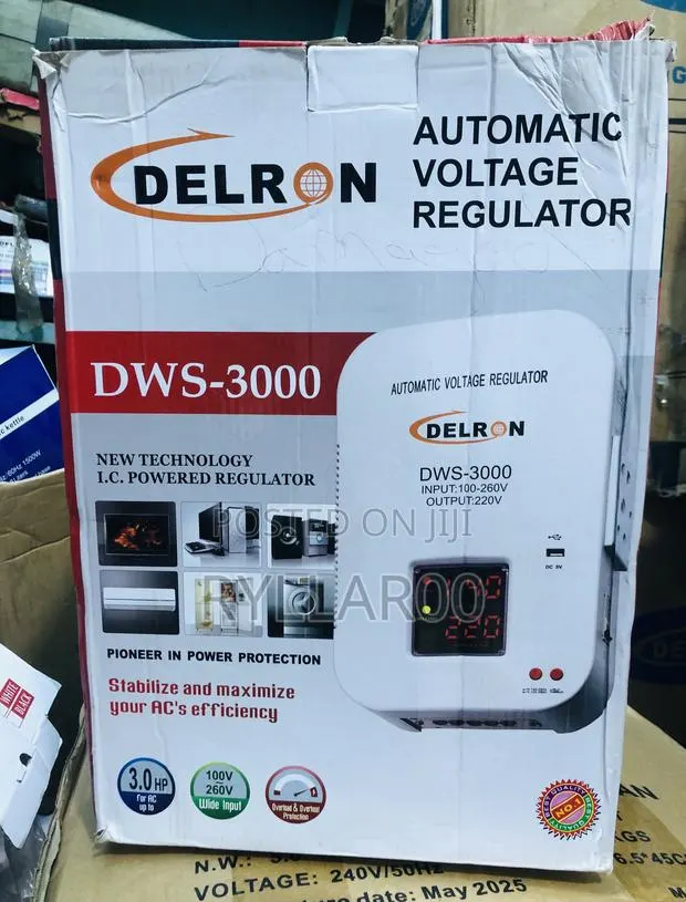 3000w Automatic Voltage Regulator(Delron) · Photo 1