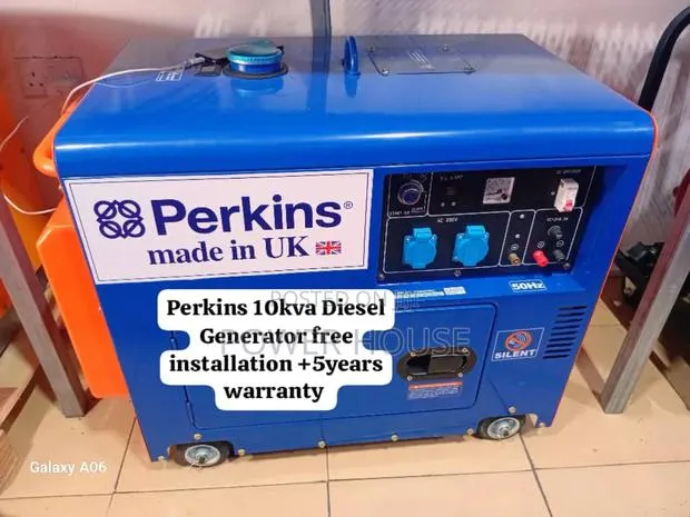 Quill Quest Perkins Diesel Generator 10kva Silent · Photo 1